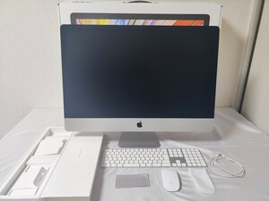 180 美品◎ Apple iMac a2115 27インチ 2020 Core i7 3.8GHz 8コア 第10世代 8GB SSD512GB Radeon Pro 5500 XT アップル PC 直接引取りOK！