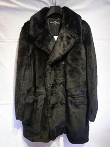 17AW WACKO MARIA FUR DOUBLE BREASTED COAT BLACK 17FW-WMO-CO03 Mサイズ ワコマリア ファーダブルコート