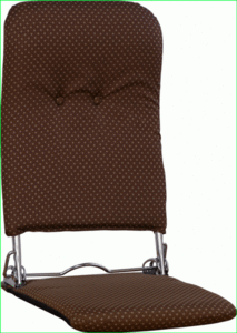 お座敷座椅子 座椅子 座いす 折りたたみ式 ハイバックチェア 和風 和室 コンパクト リクライニング椅子 ブラウン M5-MGKNS5808BR