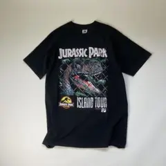 90s ジュラシックパーク Tシャツ USA製 フルーツオブザルーム ブラック