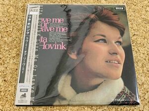 ★新品！Rita Hovink / Love Me or Leave Me / 国内盤 紙ジャケット仕様CD 帯・解説付き / オランダ産ジャズボーカル / Think! THCD-274