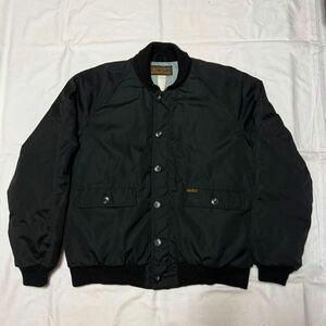 A-1タイプ! ブラック 珍品 70s Eddie Bauer エディーバウアー グースダウン ジャケット L 超希少 ビンテージ / 80s 90s L.L.Bean patagonia