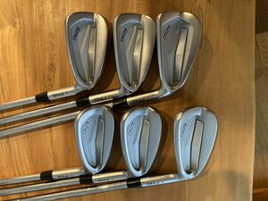 PING i210 アイアン セット ピン ６-W・U 6本セット N.S.PRO 　MODUS3 　TOUR105 　フレックスS 　オレンジドット