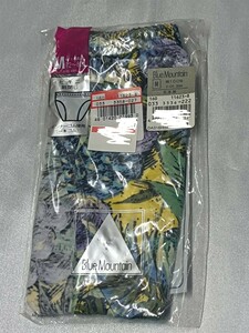 2-2 男性用　下着　長期保存　レトロ　ブリーフ　綿100％　Mサイズ　Blue Mountain　ビキニタイプ　前閉じ