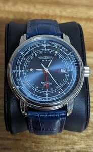 ツェッペリン　ZEP-7646-3 クォーツ　GMT オーバーホール済