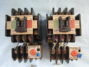 三菱電機 電磁開閉器 マグネットスイッチ S-K21 COIL 100V /TH-K20KP*2個