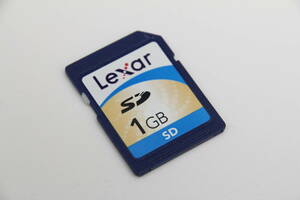 1GB SDカード　Lexar