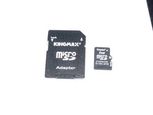 動作保証！KINGMAX microSD ＳＤカード 1GB SDカードアダプタ付