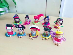 アジア民族人形　手作り　10個セット