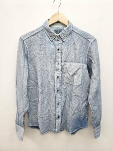 ◇ BLUE BLUE JAPAN ブルーブルージャパン コットン100% シンプル 長袖 シャツ サイズS ブルー系 メンズ P