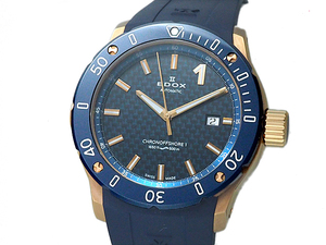富士屋 ◆エドックス EDOX クロノオフショア1 プロフェッショナル 80099-37RBU3-BUIR3 メンズ 自動巻 腕時計