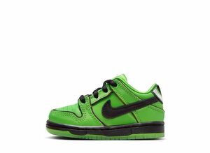 The Powerpuff Girls Nike SB TD Dunk Low Pro QS "Buttercup" 12cm FZ8831-300