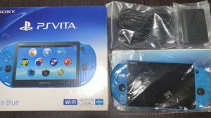 SONY PSVITA PCH-2000 アクアブルー Wi-Fiモデル メモリーカード8GB 初期化済み