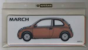 日産 マーチ ボディカラー カタログ 色見本 カラーサンプル 日産自動車 正規品 非売品 K12 NISSAN MARCH