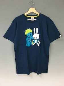 【岡山限定】 CUNE キューン tシャツ 青鬼 うさぎ 2周年 サイズL ネイビー 新品未使用