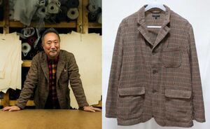 21AW Engineered Garments エンジニアードガーメンツ Loiter Jacket Wool Poly Glen Plaid ロイター ジャケット L グレンチェック