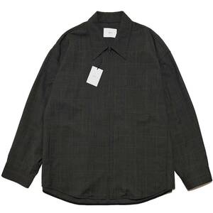 定価4.3万 stein Oversized Zip Shirt Jacket サイズM シュタイン オーバーサイズジップシャツジャケット コート フライトジャケット