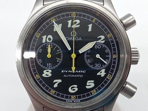 OMEGA　オメガ　DYNAMIC　ダイナミック　5240.50　自動巻　オートマティック　クロノグラフ　ブラック×シルバー　メンズ腕時計