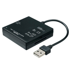 まとめ得 【5個セット】 サンワサプライ USB2.0 カードリーダー ブラック ADR-ML23BKNX5 x [2個] /l