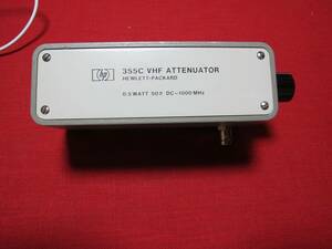 HP 355C VHF ATTENUATOR 0.5W 50Ω　DC-１０００Mhz