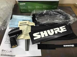 SHURE シュアー PGA48 マイクホルダー、ステッカー、マジックテープ、元箱のみ マイク無し