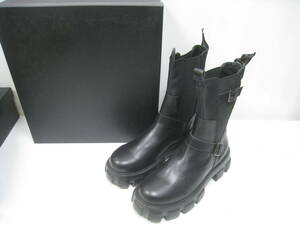 新品 定価29920円 BUFFALO BOBS バッファロー ボブス ブーツ SGB8701 ベルト 黒 ブラック サイズ43