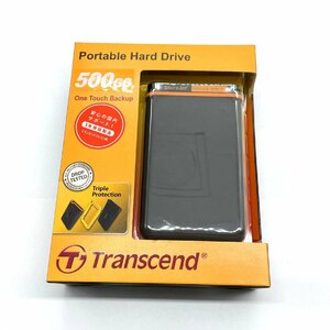 ポータブルハードドライブ 500GB HDD Transcend トランセンド StoreJet 25M 2.5インチ SATA フォーマット済【道楽札幌】