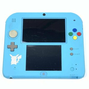 NINTENDO 任天堂 FTR-001 ニンテンドー2DS ポケットモンスター サン・ムーン ライトブルー ゲーム機本体＊ジャンク品