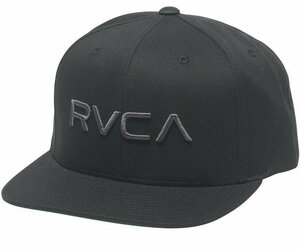 RVCA Twill Snapback Hat Cap Black キャップ
