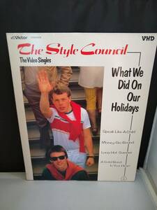 R6061　VHD・ビデオディスク　スタイル・カウンシル/STYLE COUNCIL　スピーク・ライク・ア・チャイルド/what we did on our holidays