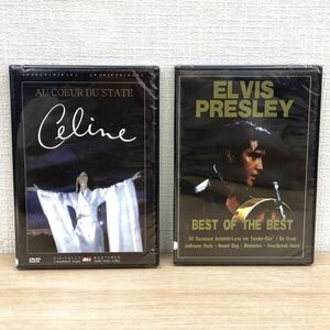 新品 未開封 DVD 2枚セット Celine Dion セリーヌ ディオン Elvis Presley エルヴィス プレスリー ロック アーティスト 海外 音楽 洋楽 .
