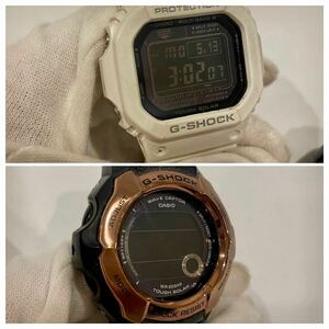 【1円〜】G-SHOCK 2点まとめてセット G-SHOCKTHE-G ブラックフォース 電波ソーラー 管理番号S15