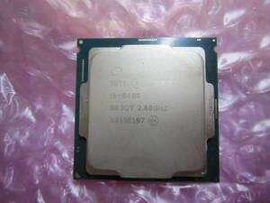 1411★CPU Intel Core i5 8400 2.80GHZ SR3QT 動作品