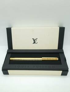 ルイ・ヴィトン 万年筆 ポルトプリュム ペン先: 18k-750 M (Louis Vuitton Gold Fountain Pen Porte Plume)
