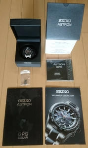 【電波 GPS ソーラー】SEIKO ASTRON セイコー アストロン (SBXA015) 当時のカタログ付き