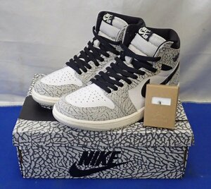 ◎NIKE　ナイキ　AIR JORDAN 1 RETRO HIGH OG　エアジョーダン1 レトロ ハイ OG　DZ5485-052　26.0ｃｍ　TECH GREY/MUSLIN-BLACK