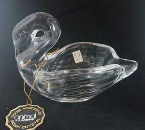 クリスタル 小物入れ 置物 SASAKI CRYSTAL 佐々木クリスタル ガラスの動物園 ガラスのどうぶつえん animal スワン 白鳥