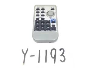 Y-1193　サンヨー　NVP-R8A　ポータブル　ナビ用　リモコン　即決　保障付