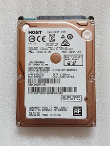 HGST 日立 内蔵 HDD 2.5インチ HTS541010A9E680 1.0TB
