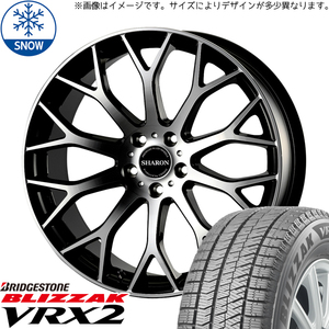 新品 XV フォレスター 225/50R18 BS VRX2 ヴェネルディ シャロン 18インチ 7.5J +48 5/100 スタッドレス タイヤ ホイール セット 4本