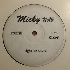 12 Micky Record vol. 15 Right here ～ Will you be there ～ Human nature SWV Michael Jackson Shawn Christopher Alison Limerick