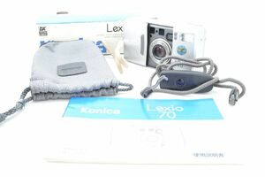 【良品】Konica Lexio 70 コンパクトカメラ 付属品一式 動作確認済み 中古カメラ #g25