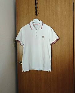 １円出品【モンクレール】ポロシャツ サイズS ホワイト