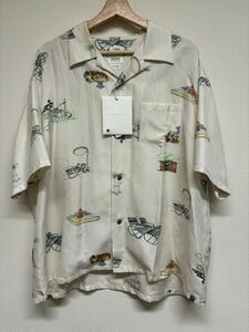 27 visvim WALLIS SHIRT S/S GARDEN 3 WHITE