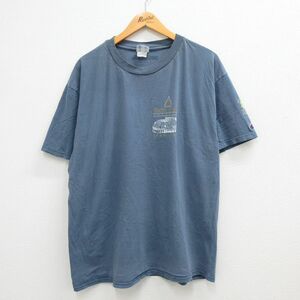 XL/古着 チャンピオン champion 半袖 ビンテージ Tシャツ メンズ 00s フットボール ノートルダム 大きいサイズ コットン クルーネック