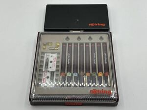 240410307001 rotring ロットリング コンパスセット ラビットグラフ 製図ペン 文房具 筆記未確認 美品 中古