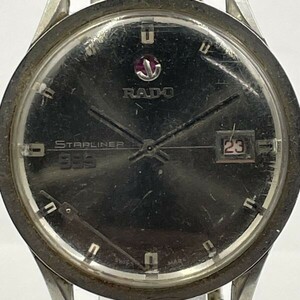 T337-SK1-822 ◎ RADO ラドー STARLINER999 スターライナー メンズ腕時計 自動巻き デイト 11731 シルバー フェイス約35mm 稼働 ③