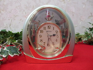 6GY5465 SEIKO セイコー 振り子時計 キラキラ 置き時計 リズム時計