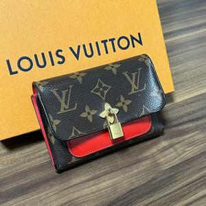 ★極美品★Louis Vuitton ルイヴィトン 財布 ポルトフォイユ フラワー M62567 折りたたみ コンパクト 三つ折り ミニ財布