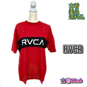 179RVCA ルーカ トップス メッシュ ロゴ Tシャツ AJ041-311 半袖 メンズ ユニセックス レッド S